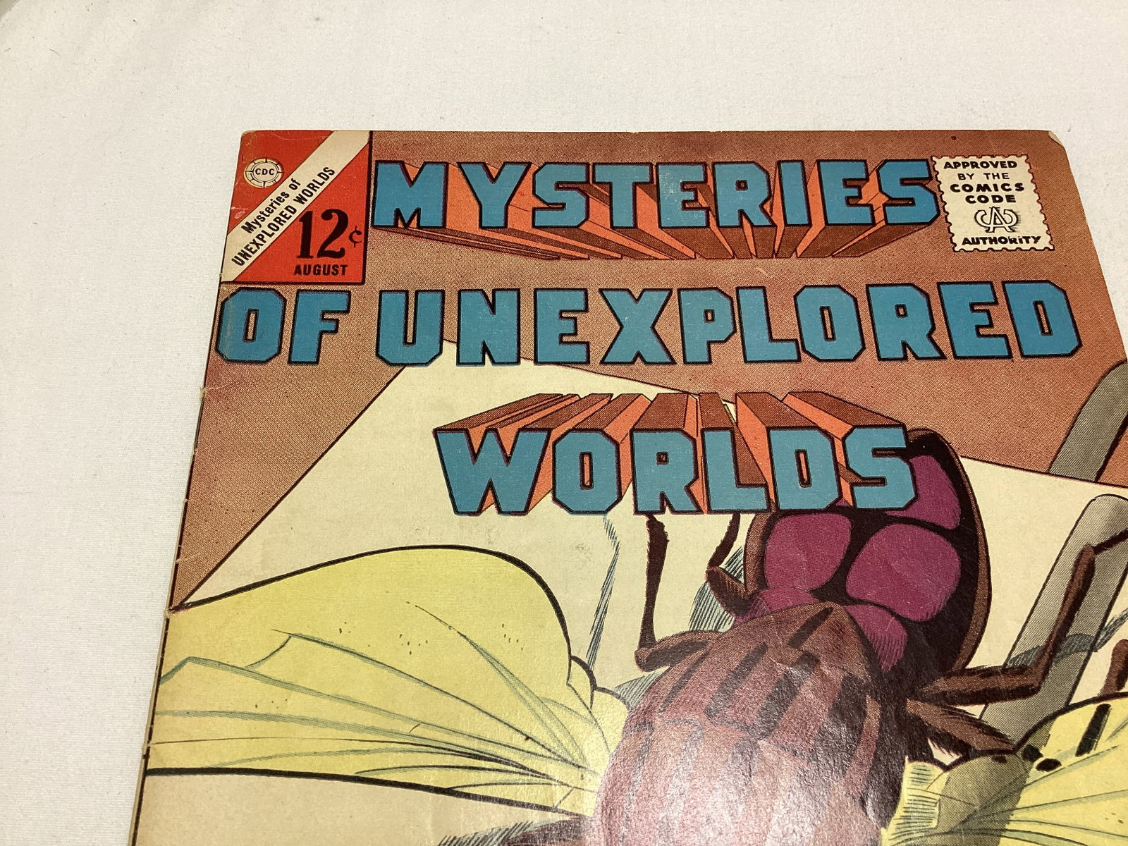 Mysteries of Unexplained Worlds 37 Charlton Comic Book - 2