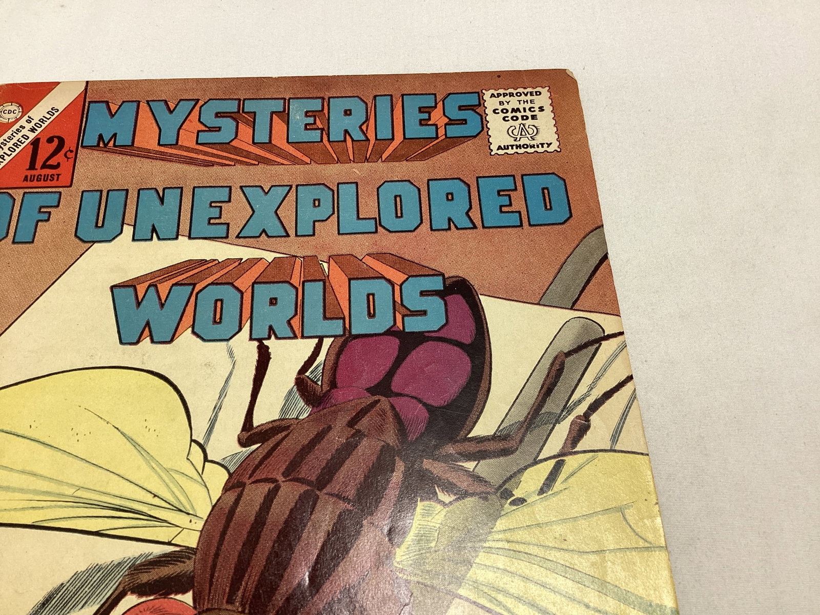 Mysteries of Unexplained Worlds 37 Charlton Comic Book - 3