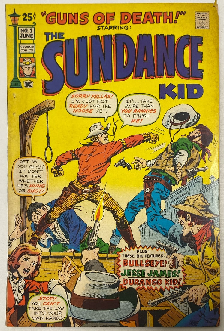 Guns of Death 1 Skywald Sundance Kid Comic Book (1 of 8)