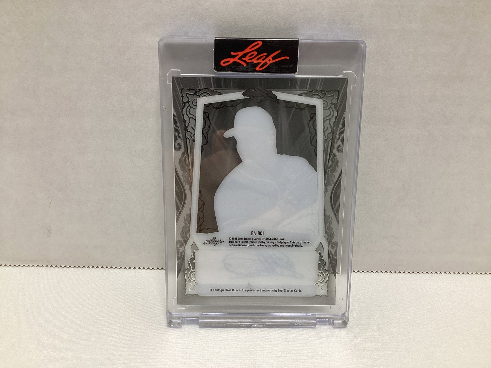 2025 Leaf Sports Heroes Bartolo Colon Autographed 3/5 Baseball Card - 2