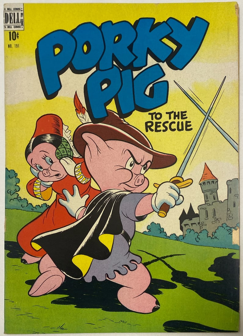 Four Color 191 Dell Porky Pig Comic Book (1 of 8)