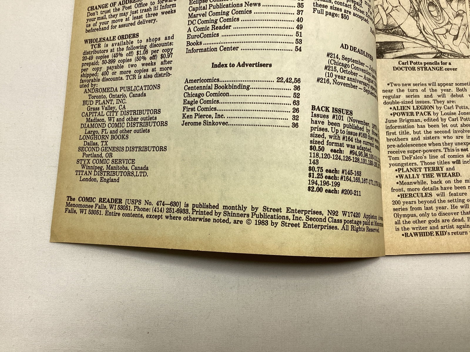 Comic Reader 212 Comic Magazine - 7