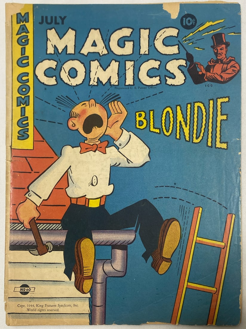 Magic Comics 60 King Comic Book: 1944, please preview and see all photos for condition
