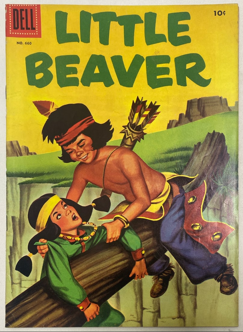 Four Color 660 Dell Little Beaver Comic Book: 1955, please preview and see all photos for condition