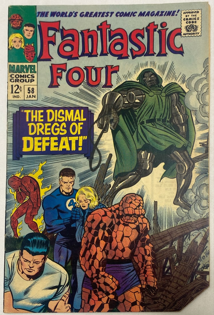 Fantastic Four 58 Marvel Comic Book (1 of 8)