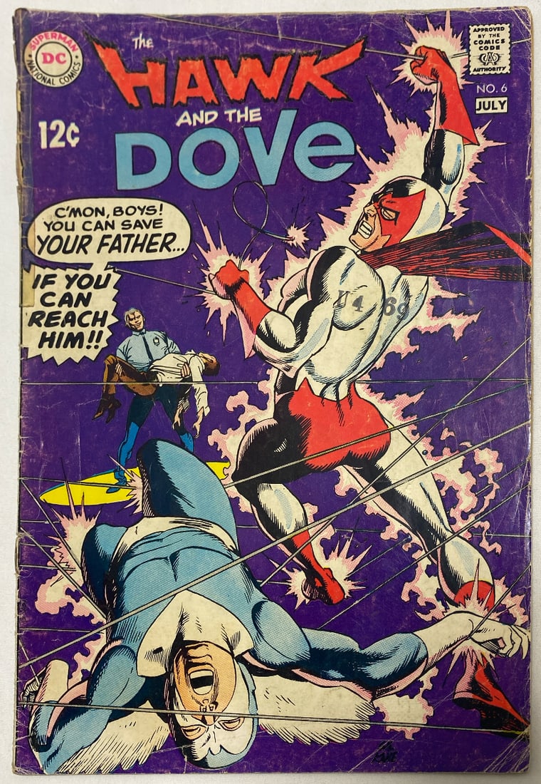 Hawk and Dove 6 DC Comic Book (1 of 8)