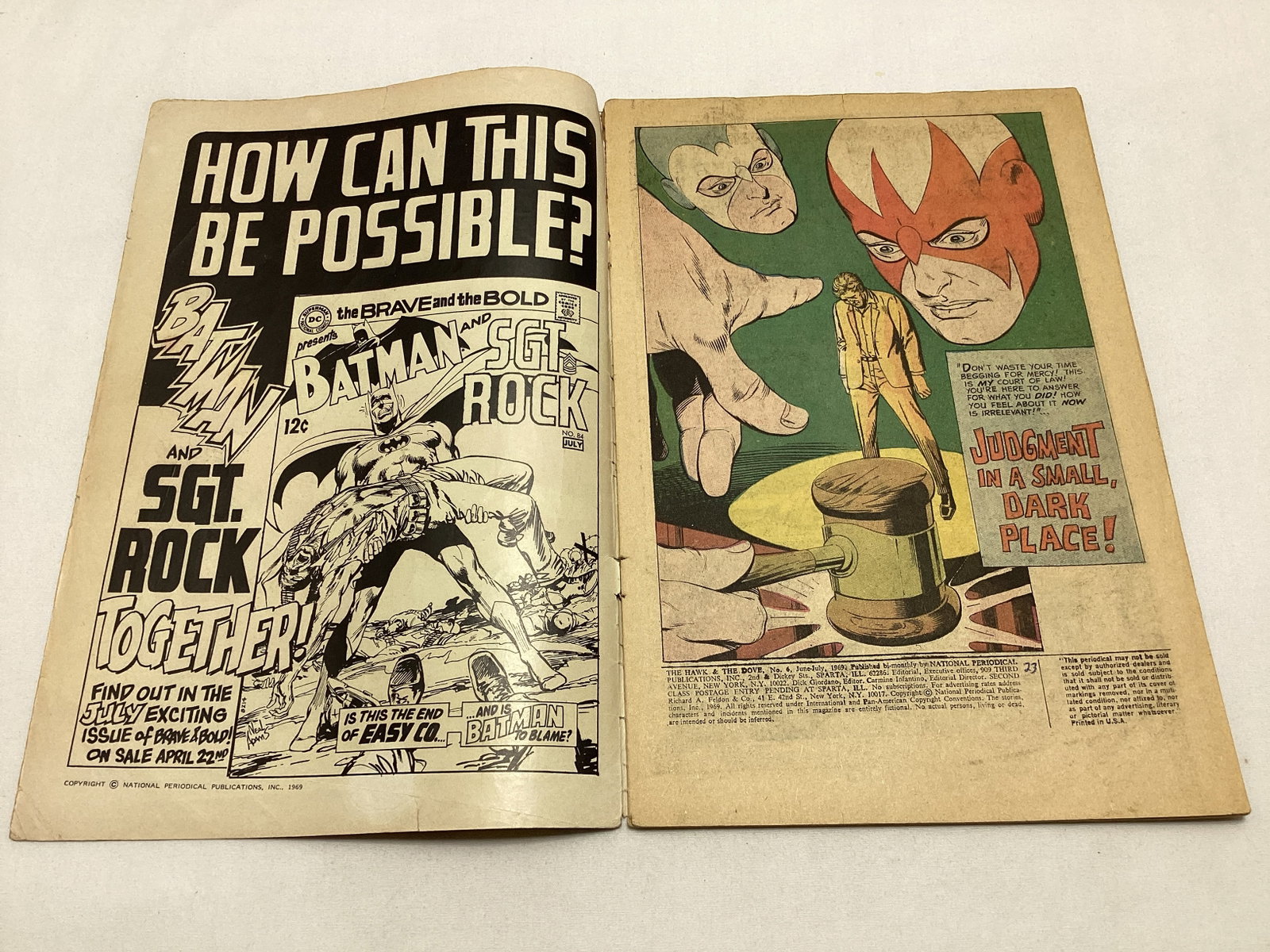 Hawk and Dove 6 DC Comic Book - 6
