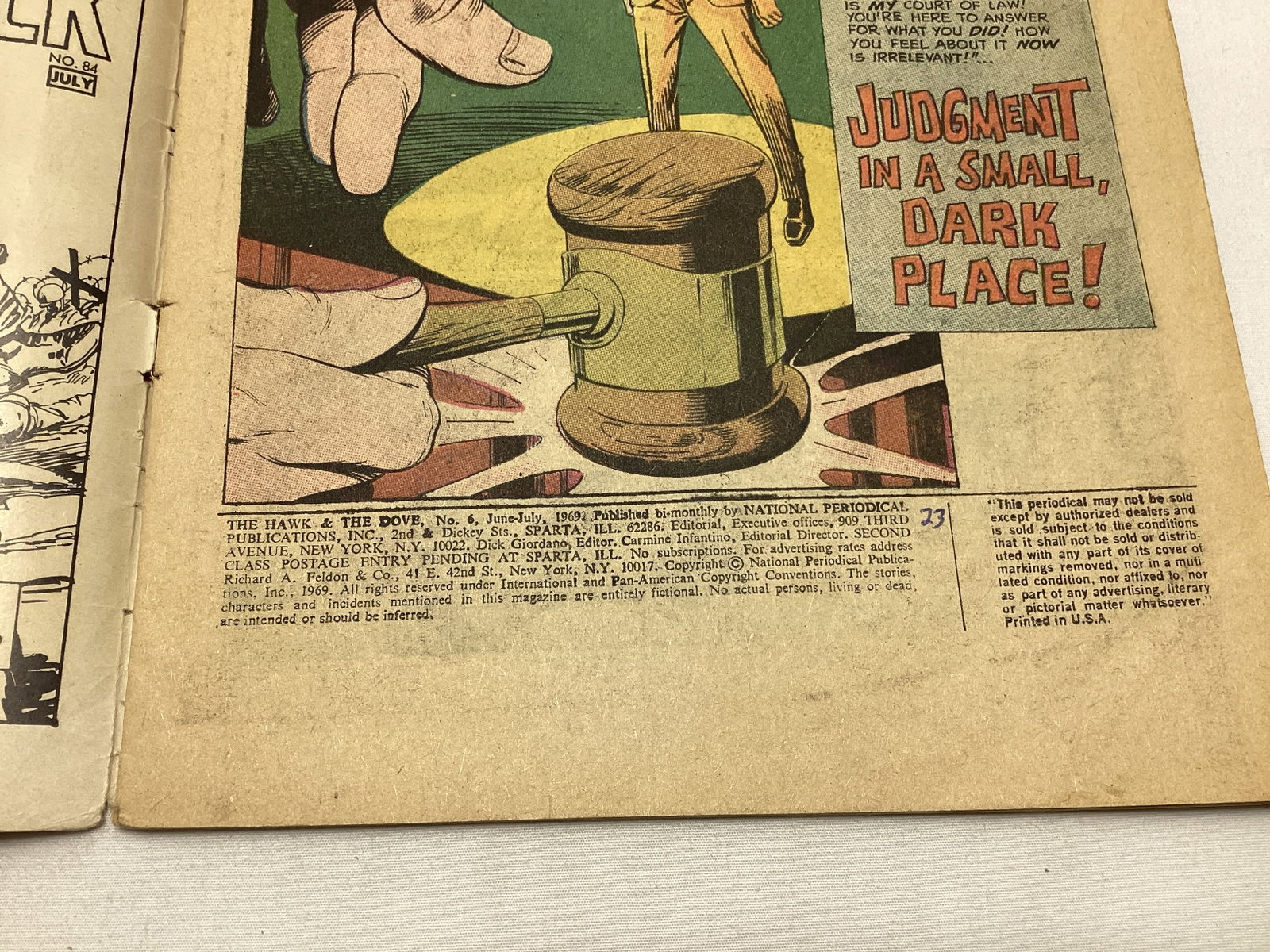 Hawk and Dove 6 DC Comic Book - 7