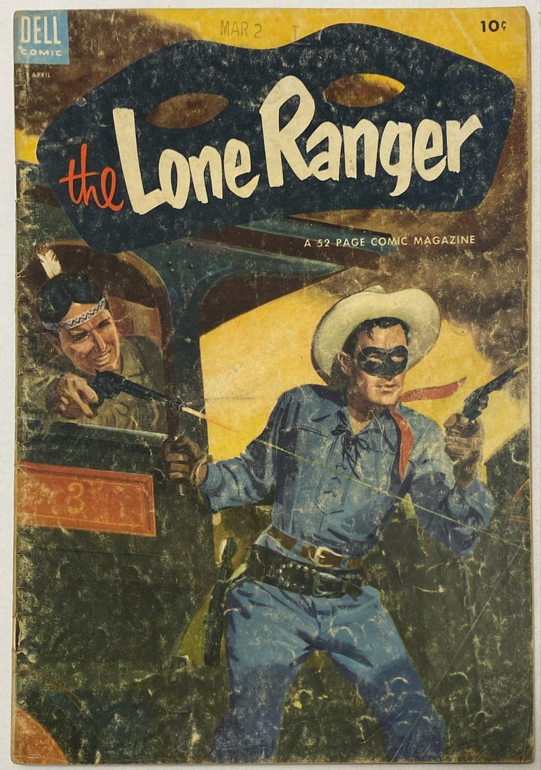The Lone Ranger 70 Dell Western Comic Book: 1954, please preview and see all photos for condition