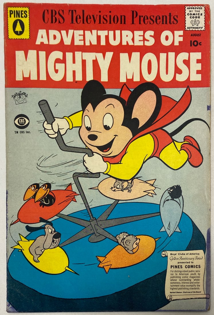 Adventures of Mighty Mouse 144 Pines CBS Comic Book (1 of 8)
