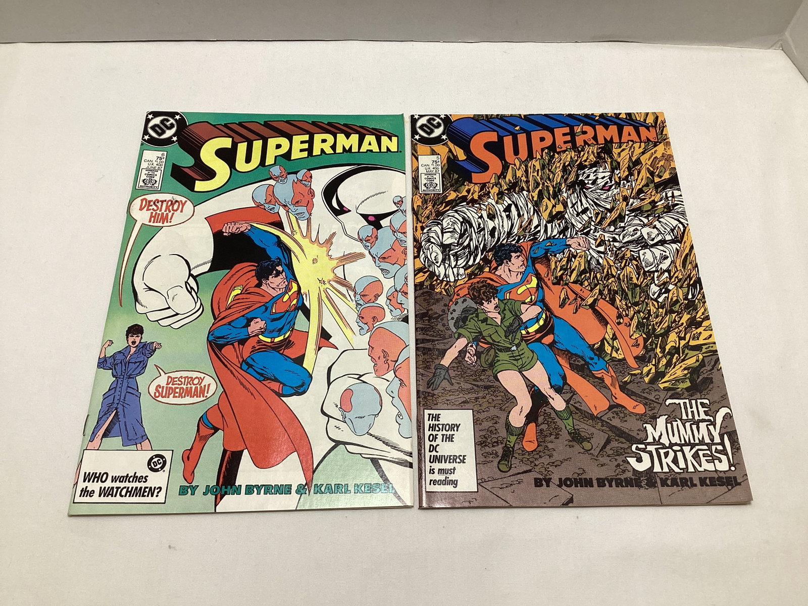 Five Superman DC Comic Books - 2