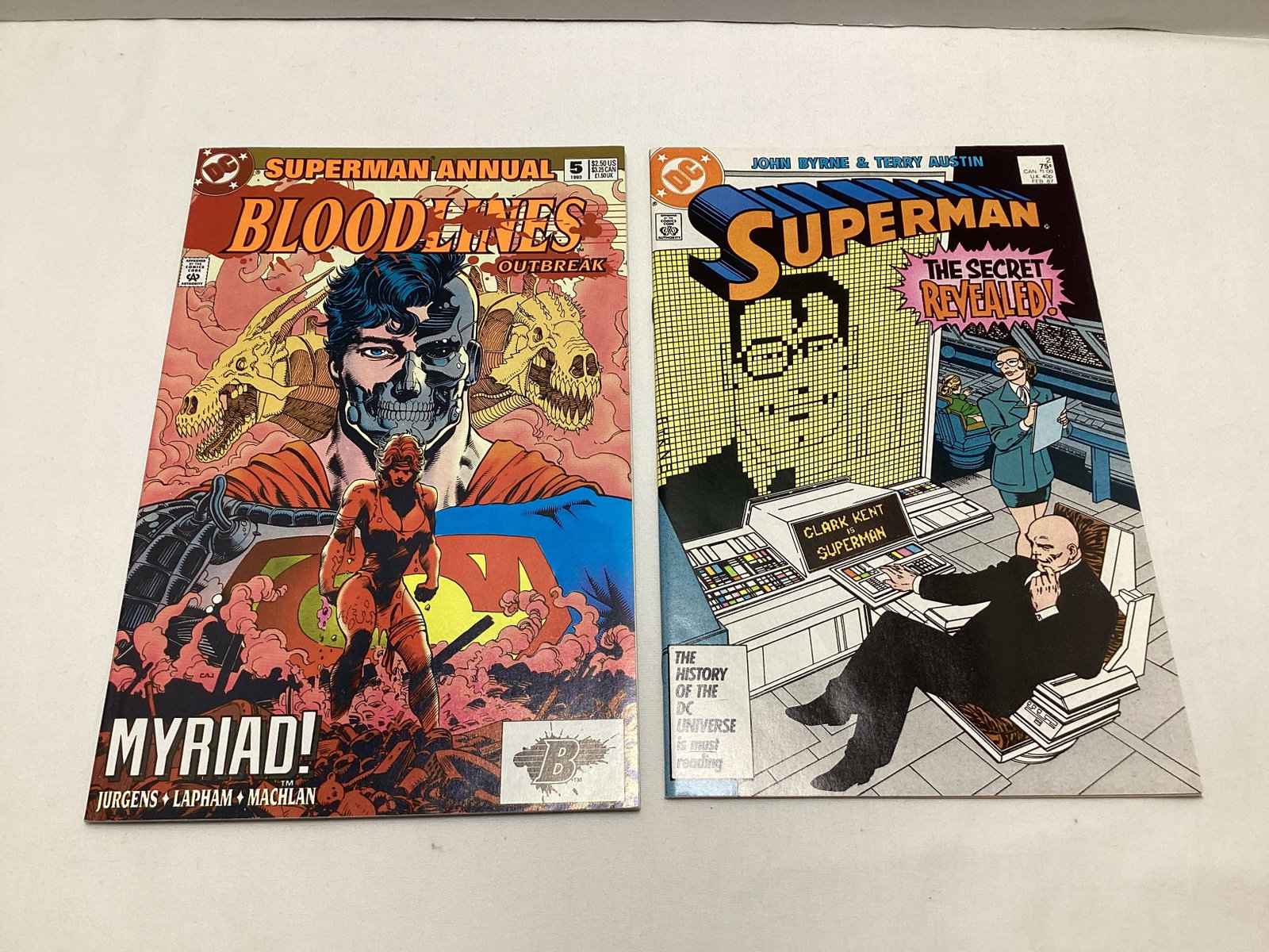 Five Superman DC Comic Books - 3