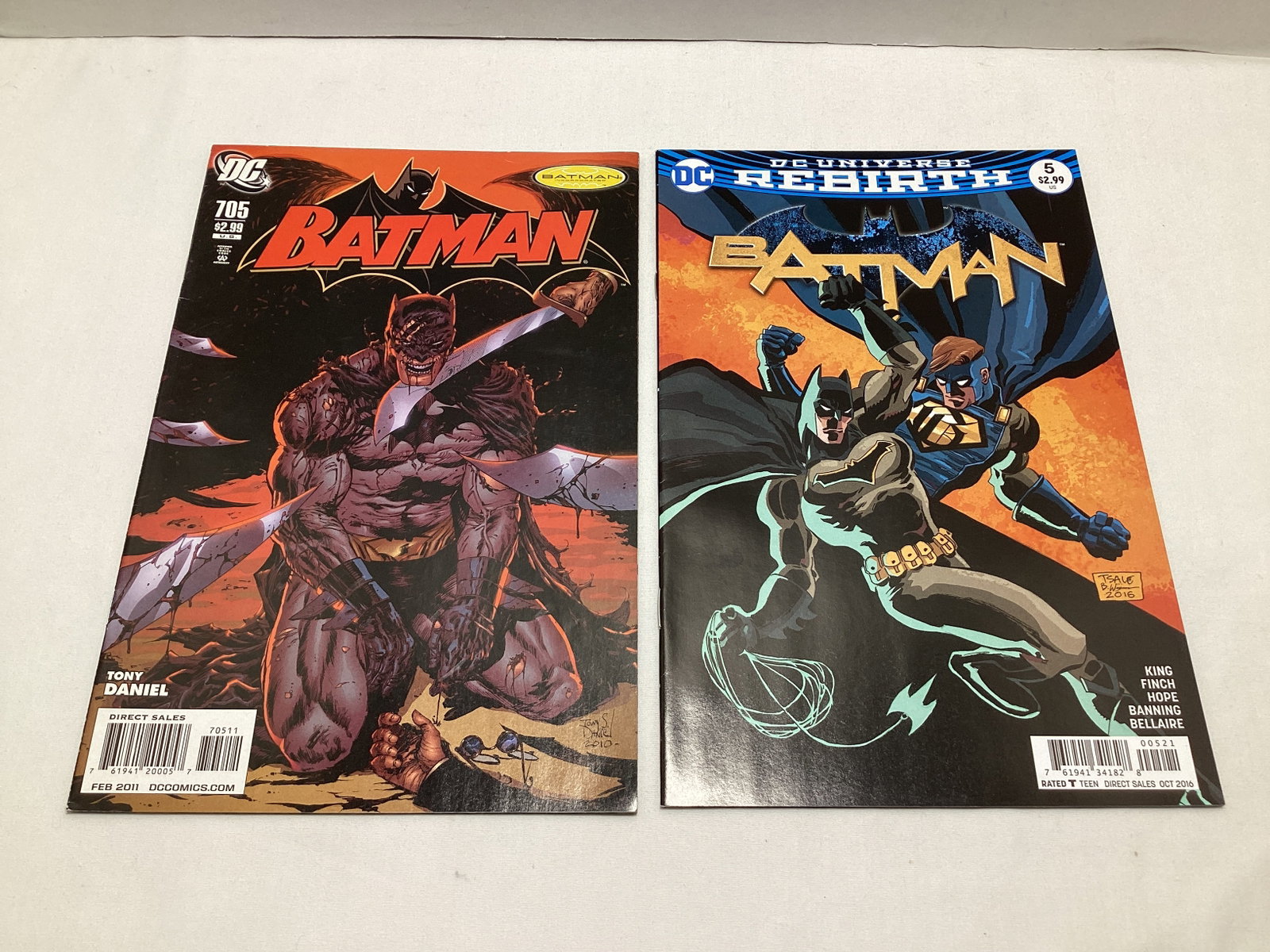 Five Batman DC Comic Books - 3