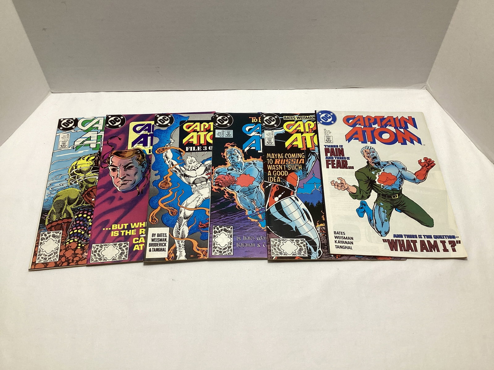 Six Captain Atom DC Comic Books: .