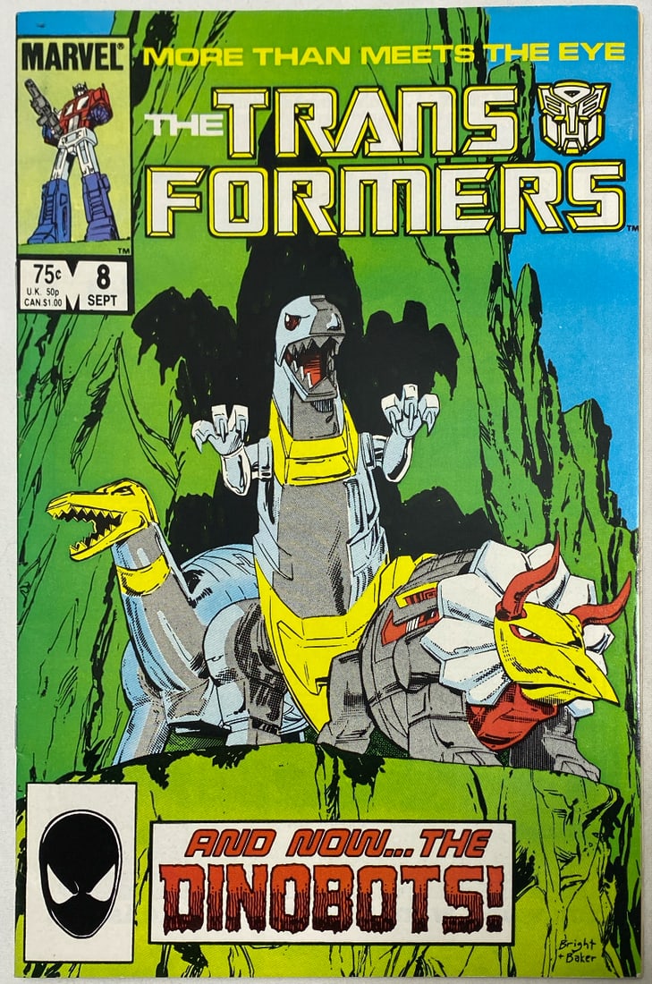 The Transformers 8 Marvel Comic Book (1 of 8)