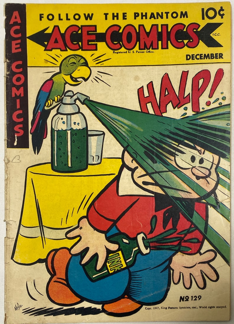 Ace Comics 129 King Comic Book: 1947, please preview and see all photos for condition