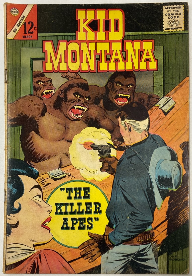 Kid Montana 36 Charlton Comic Book (1 of 8)