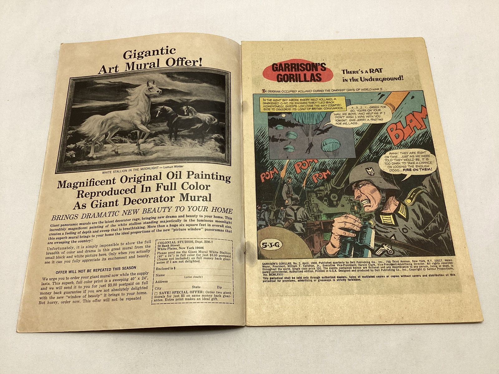 Garrison's Gorillas 2 Dell Comic Book - 6