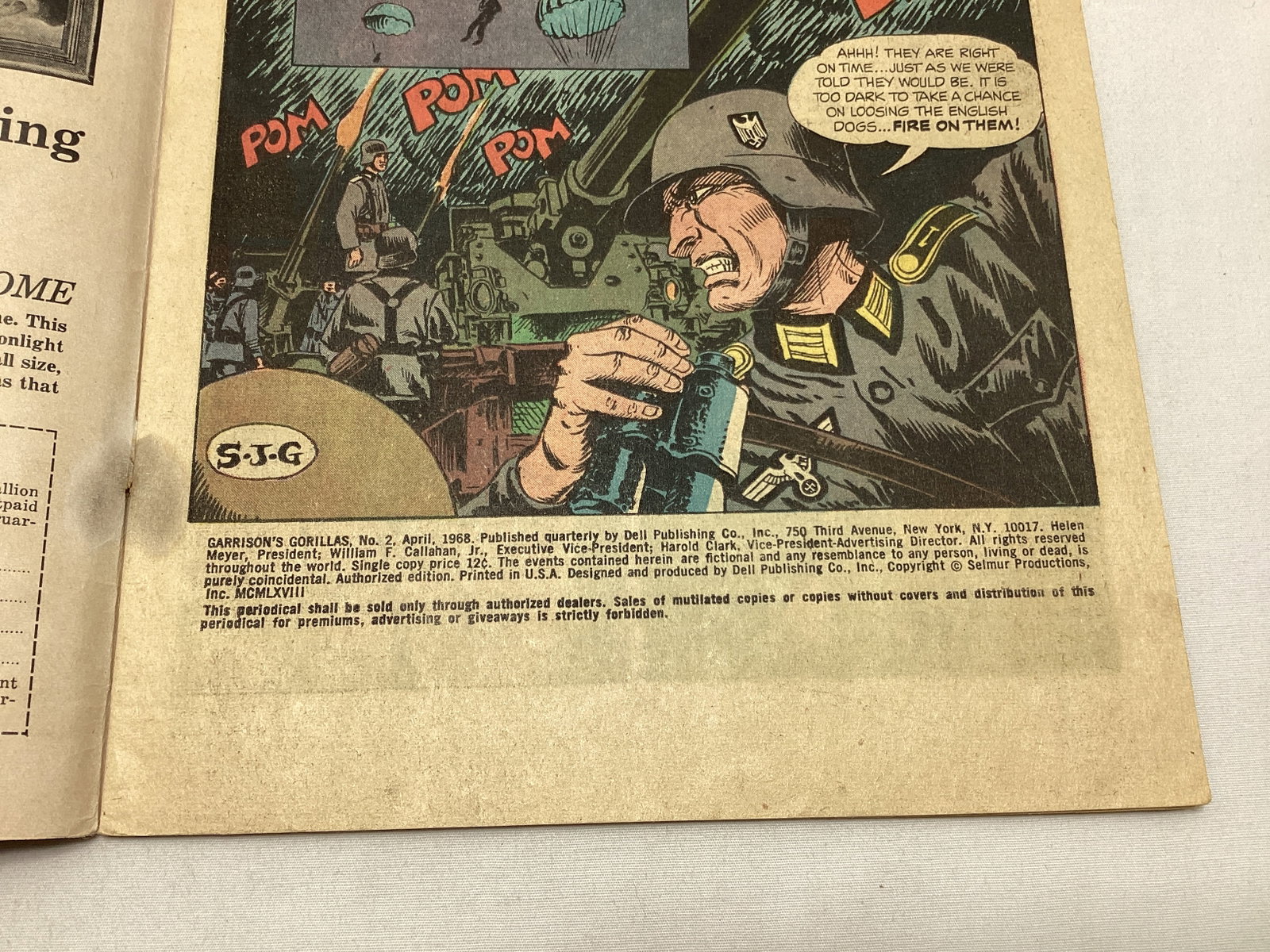 Garrison's Gorillas 2 Dell Comic Book - 7