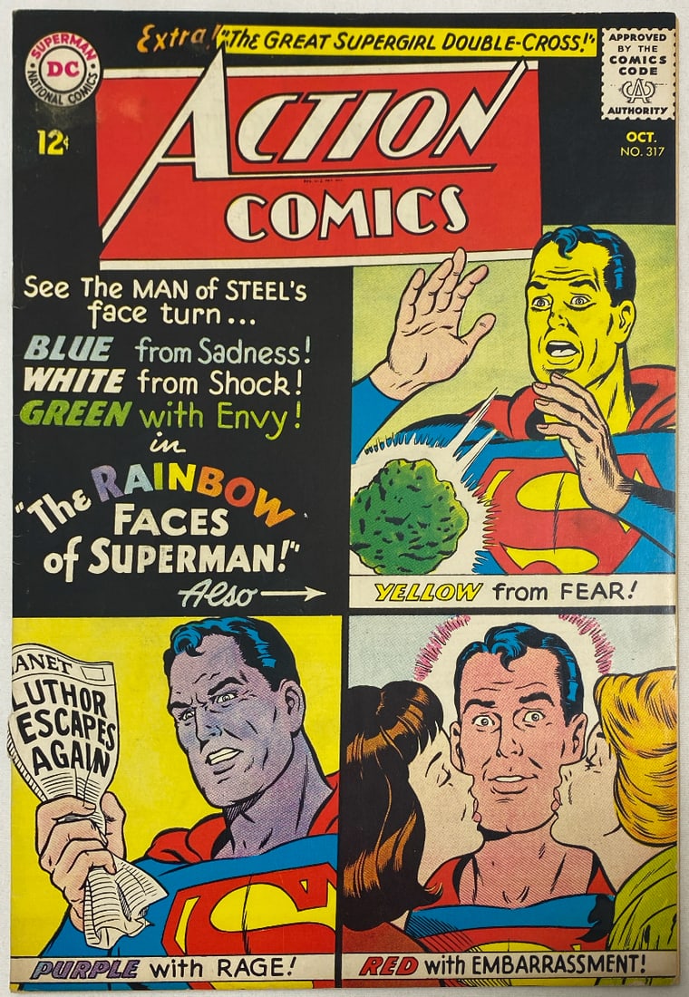 Action Comics 317 DC Superman Comic Book: 1964, please preview and see all photos for condition