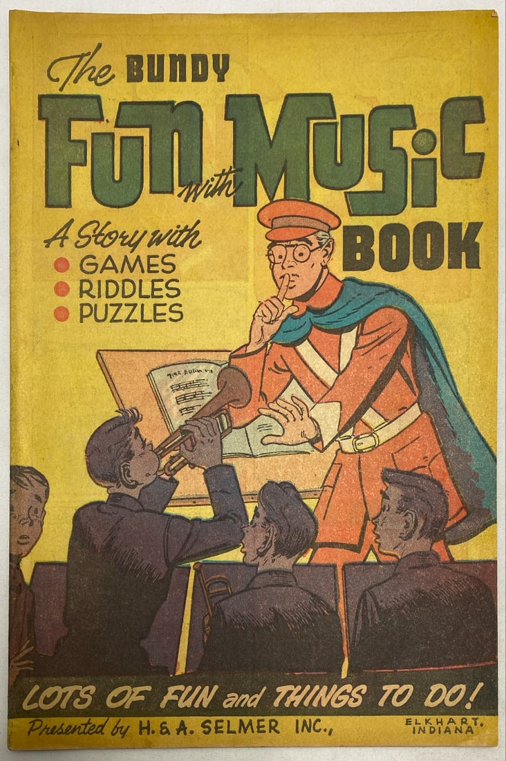 The Bundy Fun with Music Book: please preview and see all photos for condition