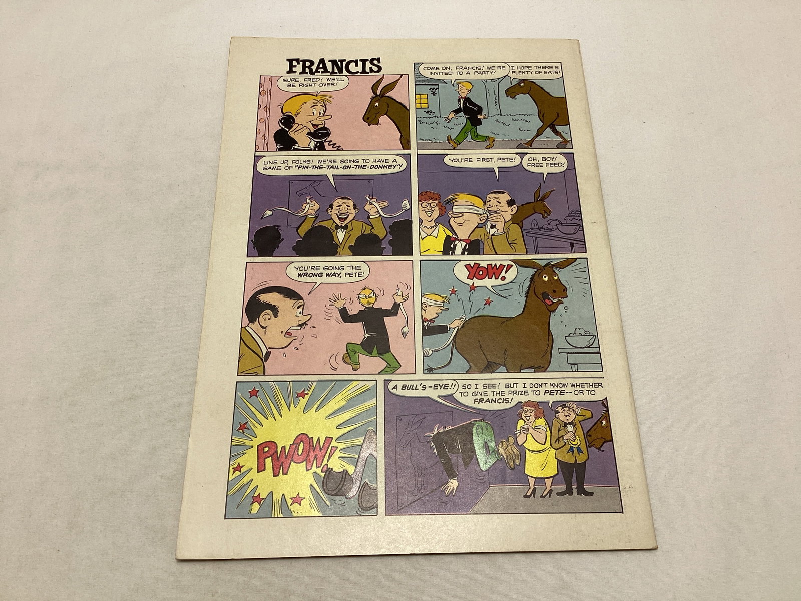 Four Color 953 Francis Comic Book - 8