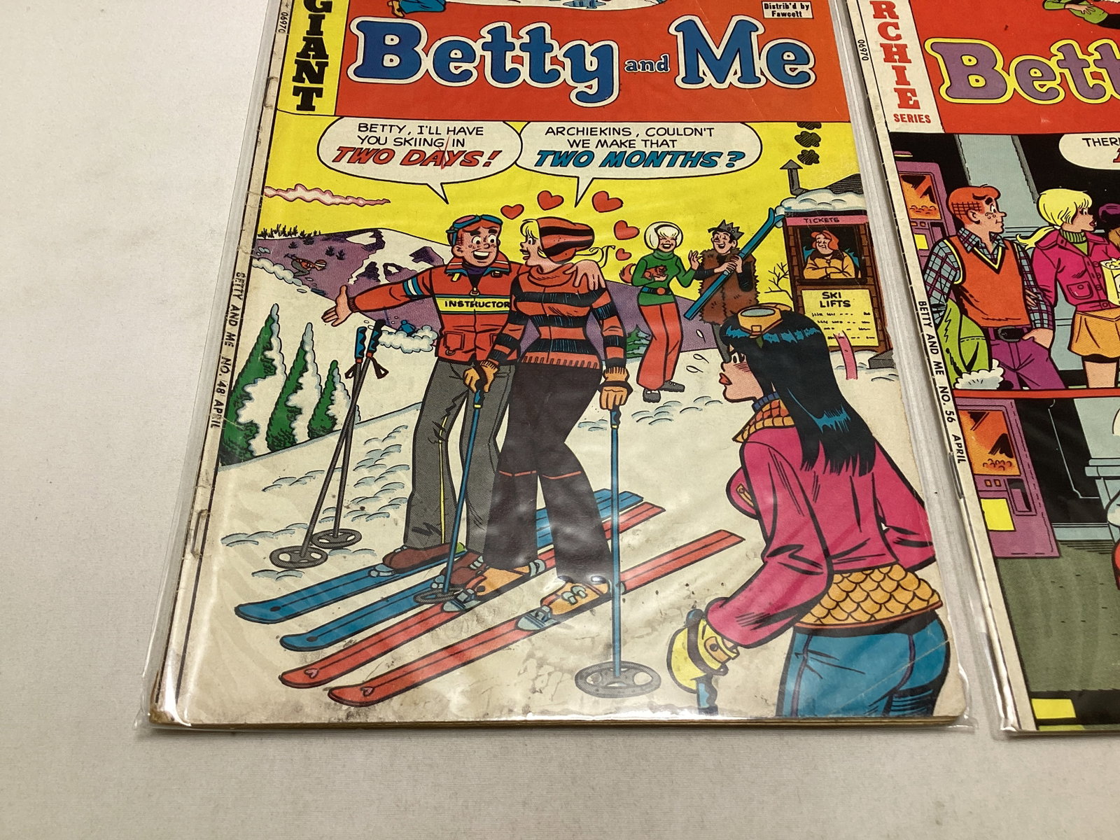 Two Betty and Me Archie Comic Books - 3
