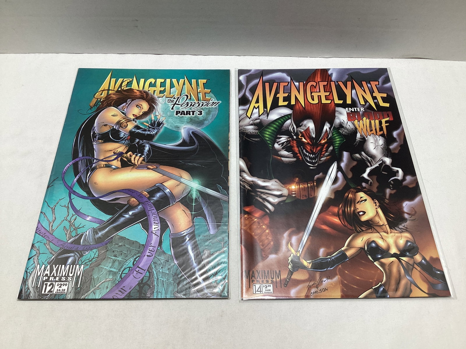 Four Avengelyne Maximum Comic Books - 3
