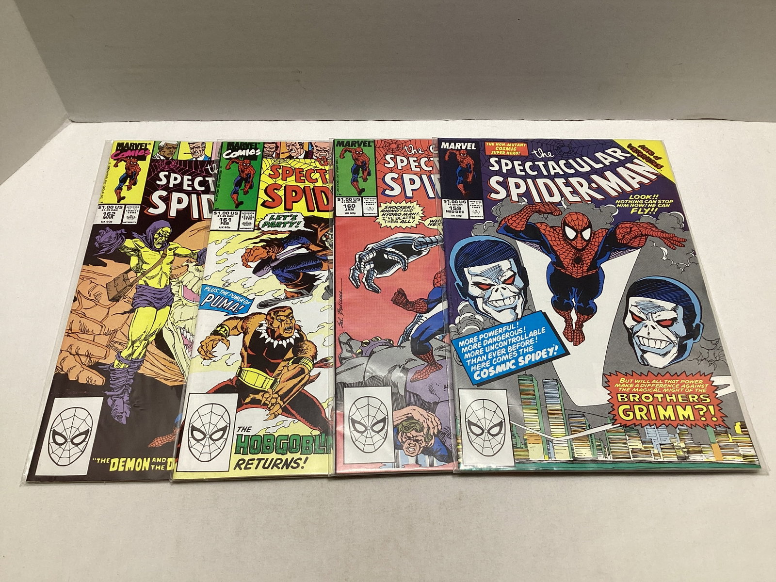 Four Spectacular Spider-Man Marvel Comic Books (1 of 3)