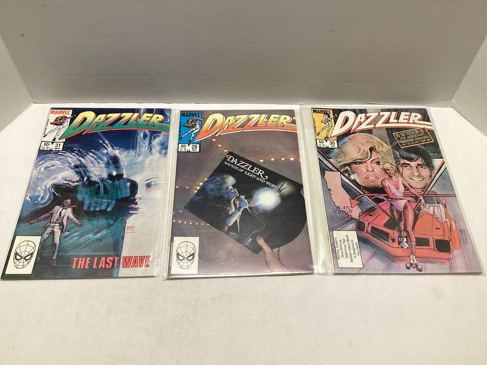 Three Dazzler Marvel Comic Books (1 of 3)