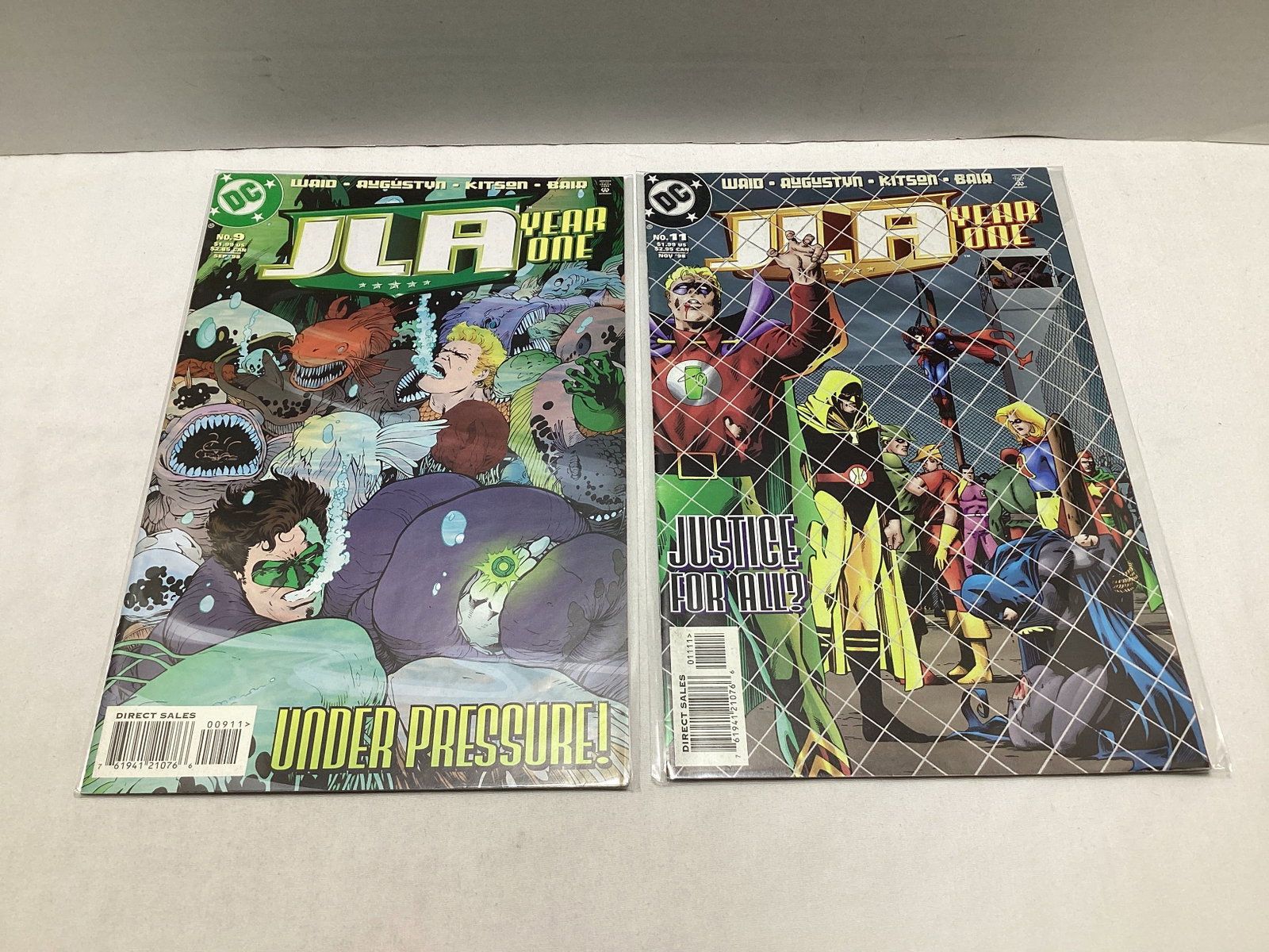 Four JLA Year One DC Comic Books - 2