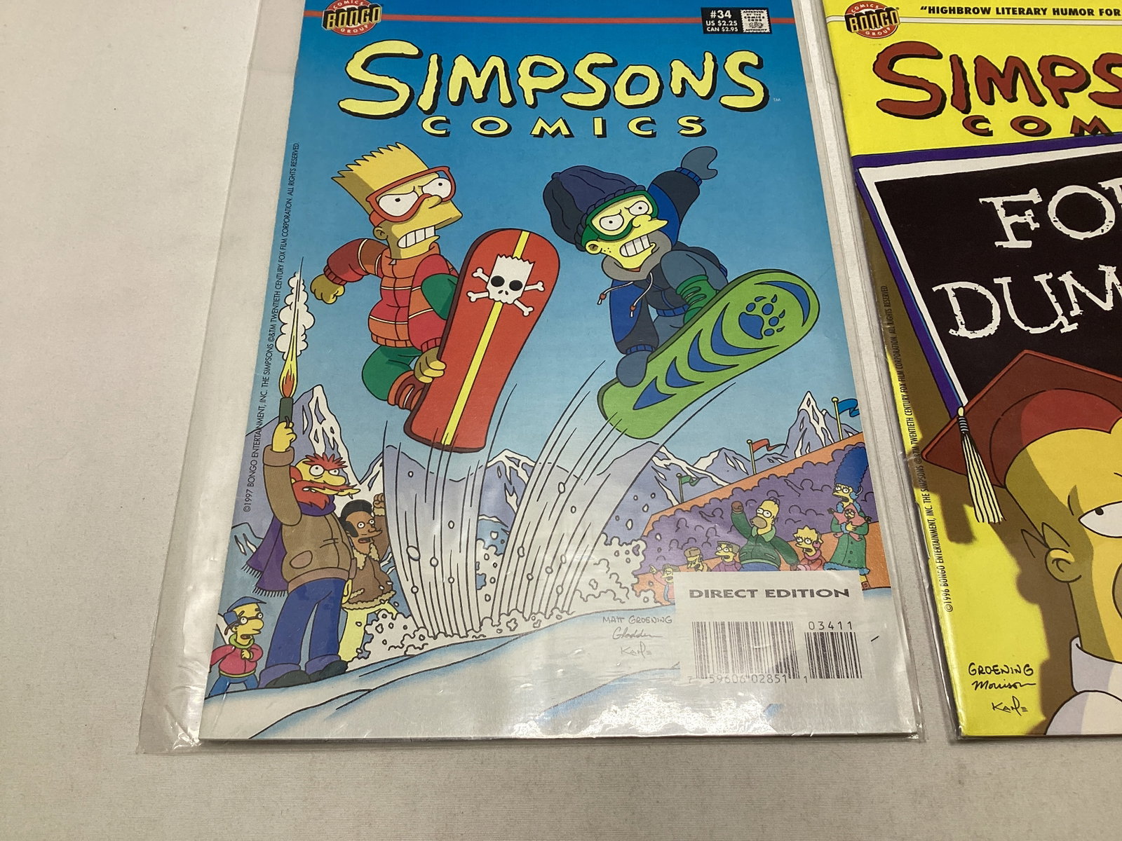 Two Simpsons Bongo Comic Books - 3