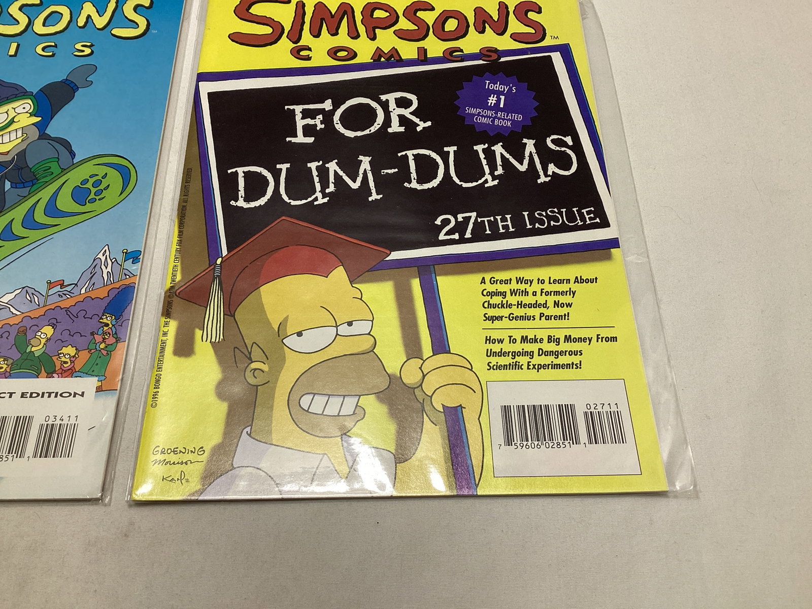 Two Simpsons Bongo Comic Books - 5