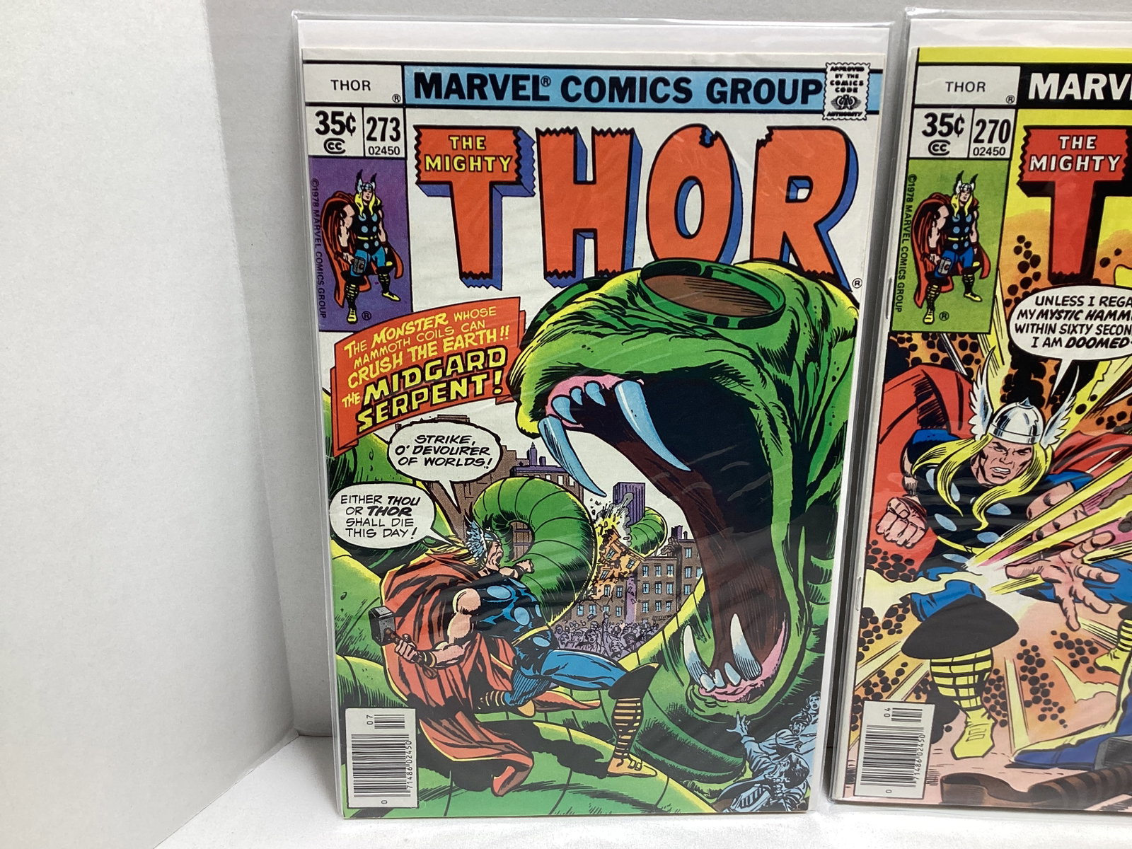 Three Thor Marvel Comic Books - 2