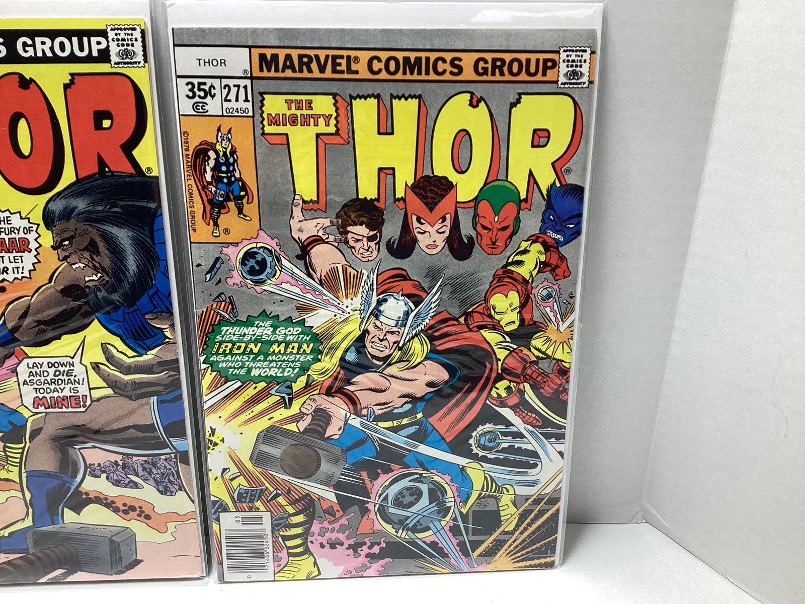 Three Thor Marvel Comic Books - 4