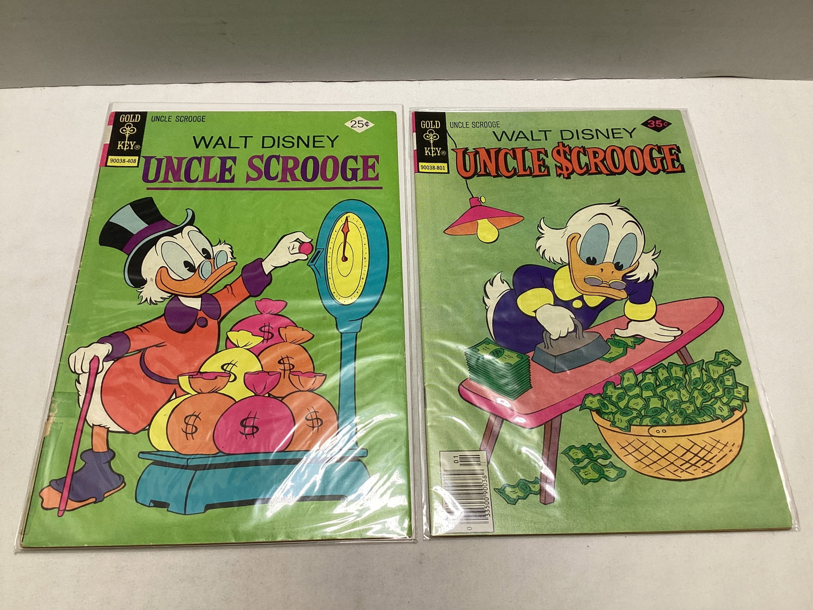 Two Walt Disney Uncle Scrooge Gold Key Comic Books (1 of 5)