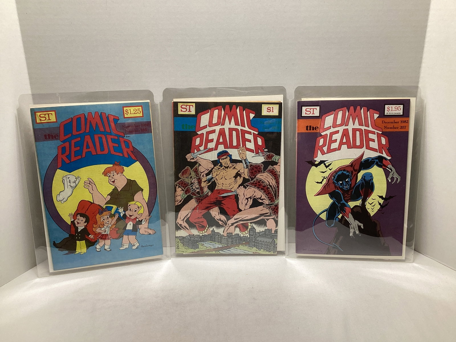 Three Comic Reader Comic Book Magazines (1 of 4)