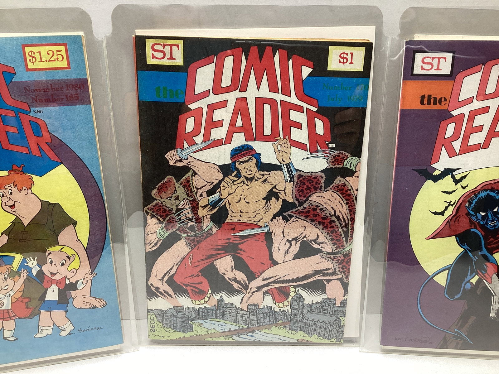 Three Comic Reader Comic Book Magazines - 3