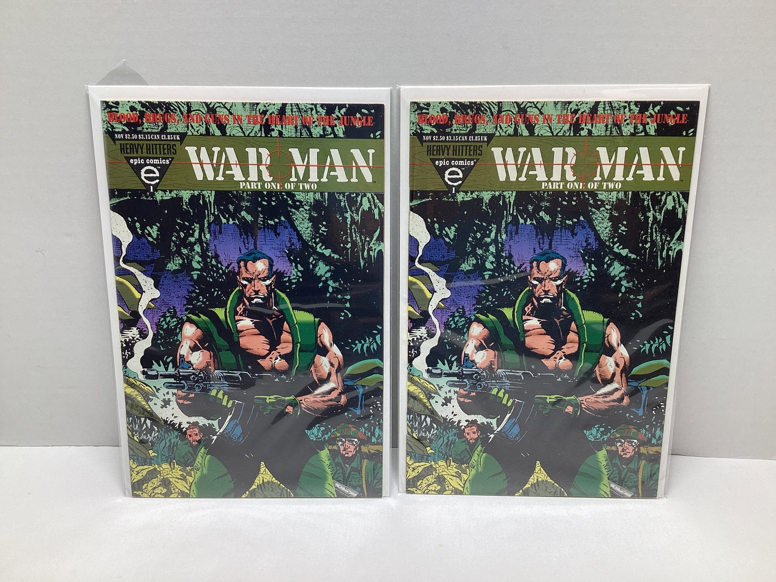 Two War Man 1 Epic Comic Books (1 of 3)