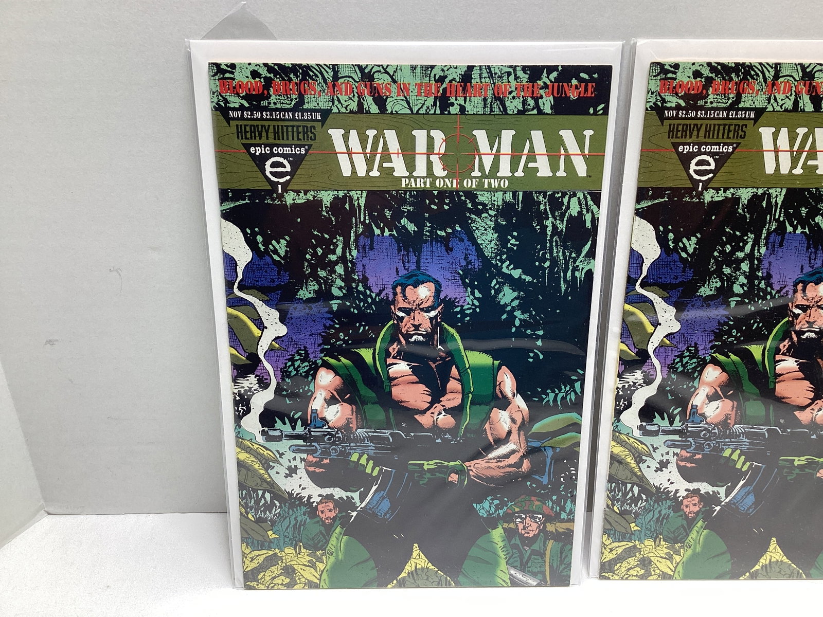 Two War Man 1 Epic Comic Books - 2