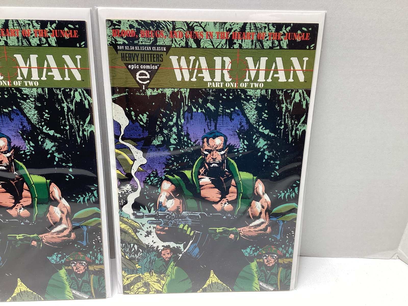 Two War Man 1 Epic Comic Books - 3