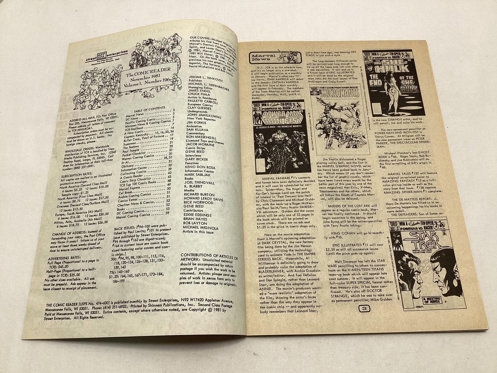 The Comic Reader 196 Comic Magazine - 6