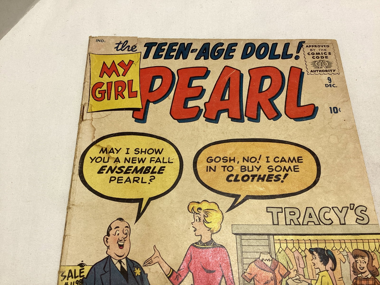 My Girl Pearl 9 Atlas Comic Book - 2