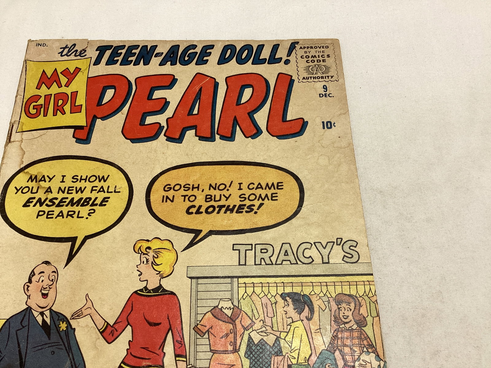 My Girl Pearl 9 Atlas Comic Book - 3