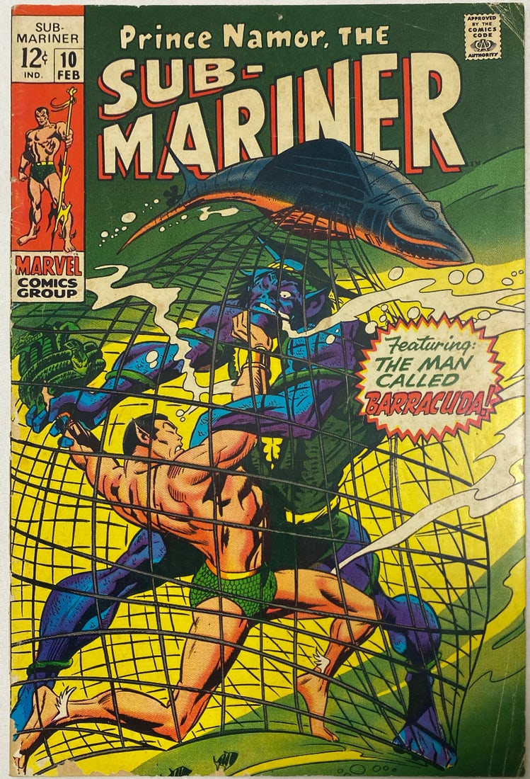 Prince Namor the Submariner 10 Marvel Comic Book (1 of 8)