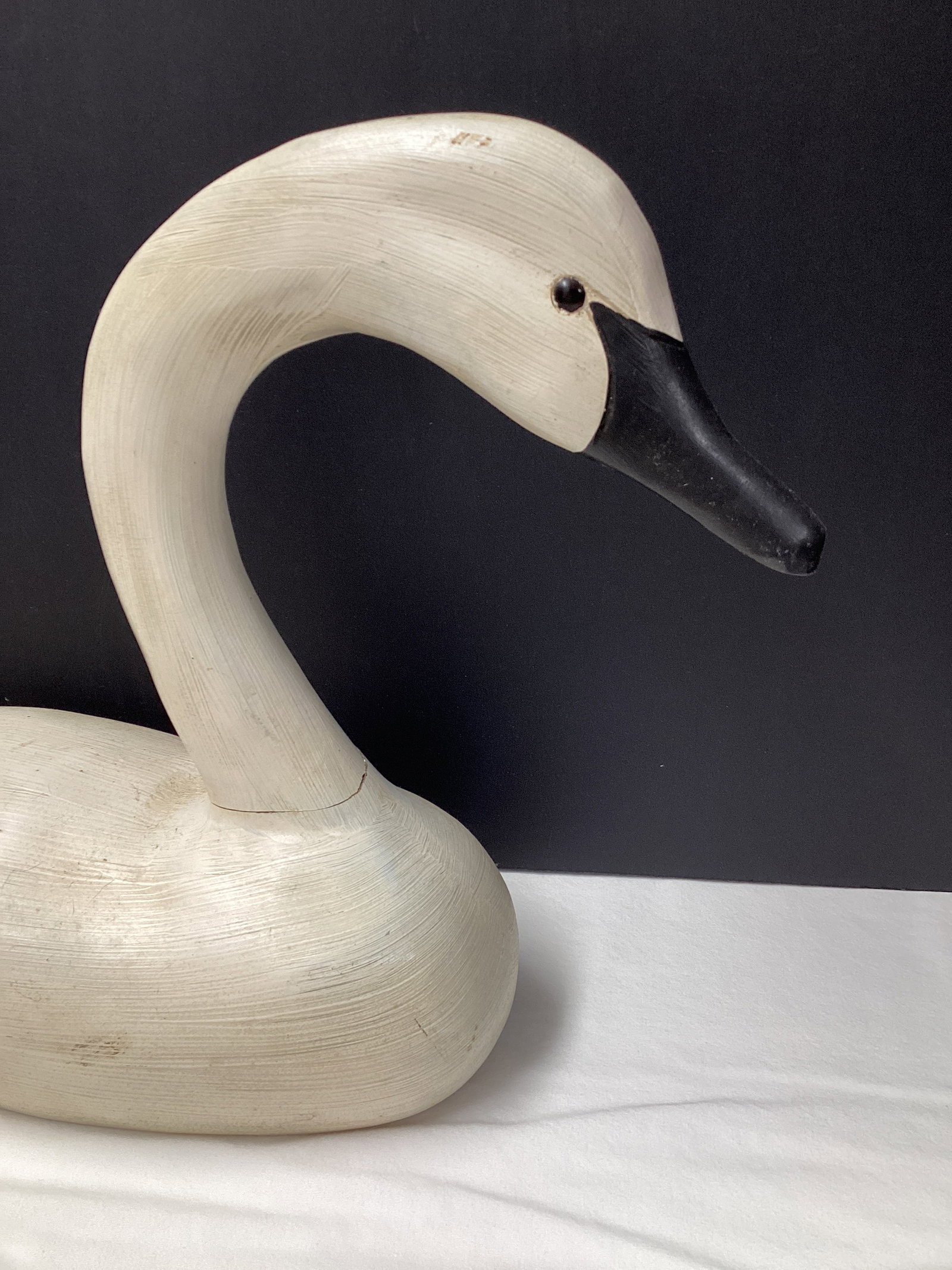 1987 The Boyds Collection Signed Wood Swan - 2