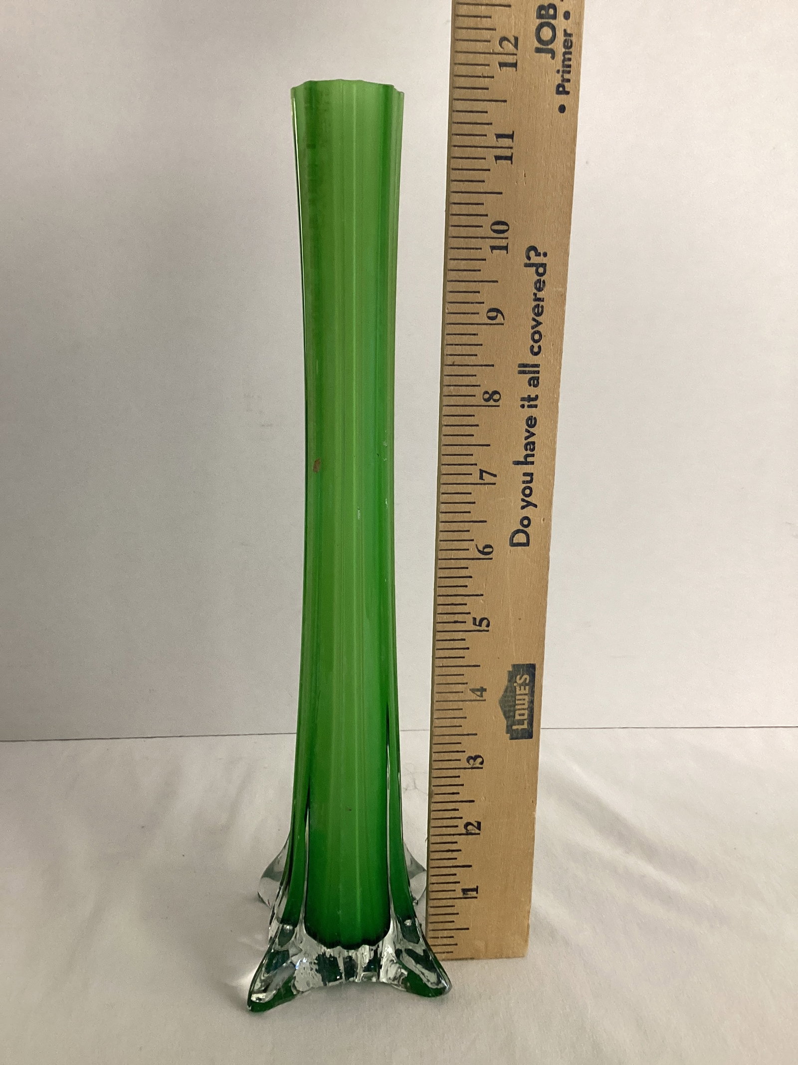 Green Glass Vase - 4