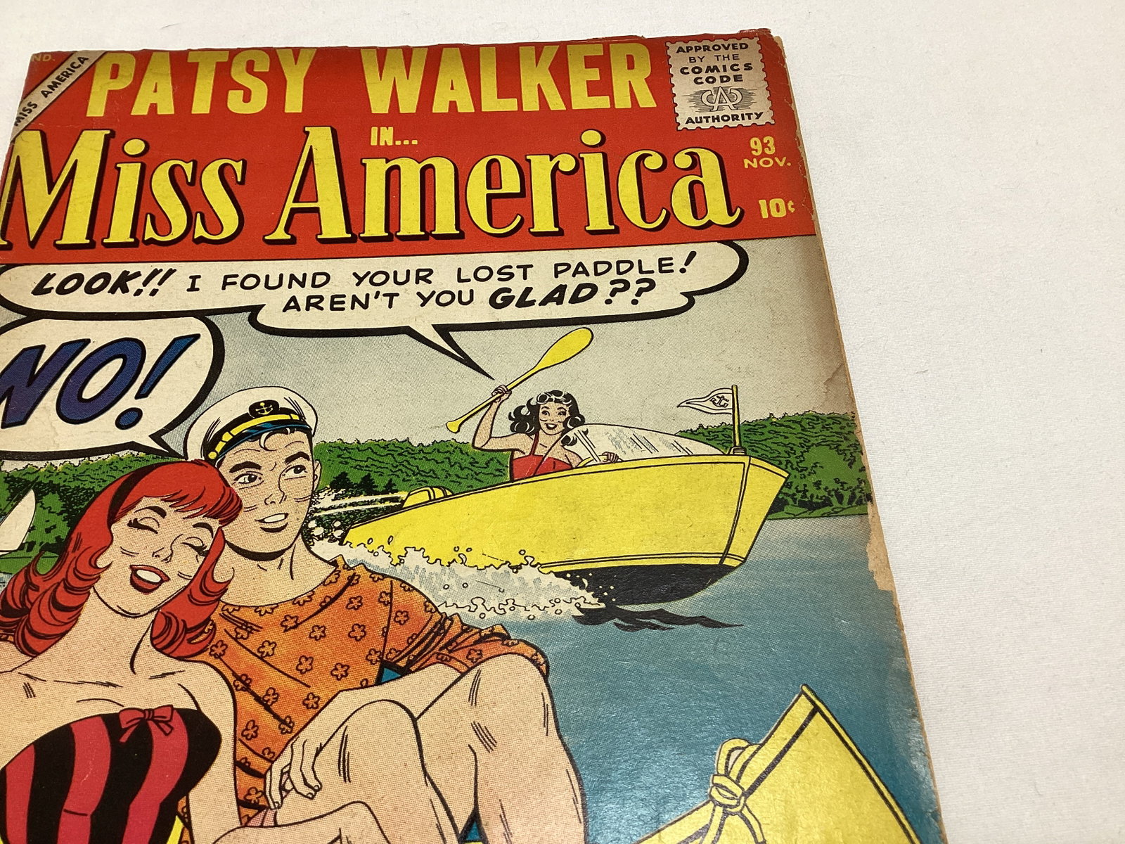 Miss America 93 Atlas Patsy Walker Comic Book - 3