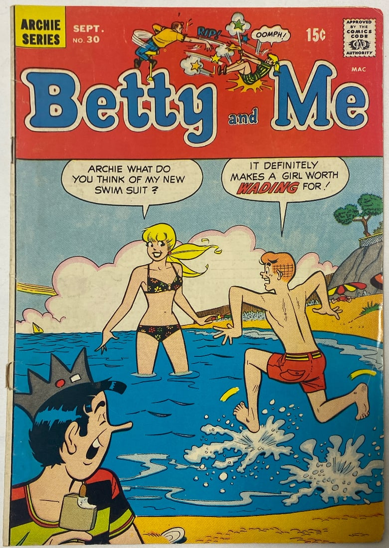 Betty and Me 30 Archie Comic Book: 1970, please preview and see all photos for this lot