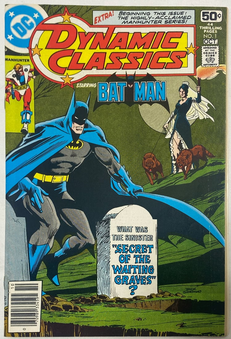 Dynamic Classics 1 DC Batman Comic Book: 1978, please preview and see all photos for this lot